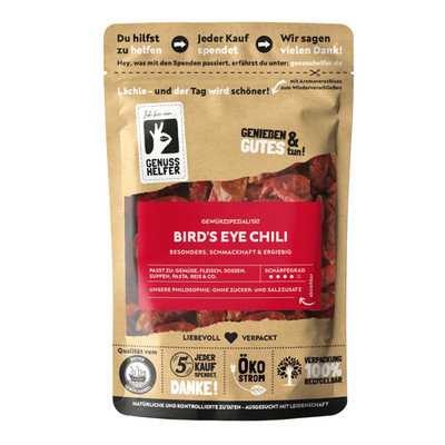Chili Bird's Eye, ganz, 10er Pack Bremer Gewürzhandel, 500g