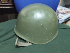Original F1 1978 French Army Steel Paratrooper / Infantry Combat Helmet