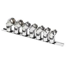 Powerbuilt Universal Joint Socket Set, SAE 7 Piece 3/8-Inch Drive