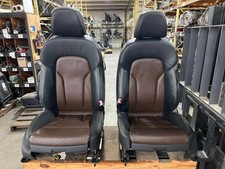 14-17 Audi Sq5 Front Left Right Sport Seat Black Chestnut Brown Leather Tl 14-17 Audi Sq5 Front Left Right Sport Seat Black Chestnut Brown Leather Tl