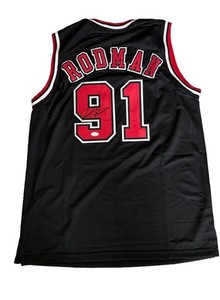 Dennis Rodman Signed Chicago Bulls Autographed Jersey JSA