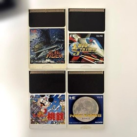 NEC PC Engine CoreGrafx II 2 PI-TG7 Console System with 4Games Set Tested