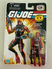 GI JOE COBRA DIVER UNDERWATER 25TH ANNIVERSARY MINT ON SEALED CARD NO RESERVE