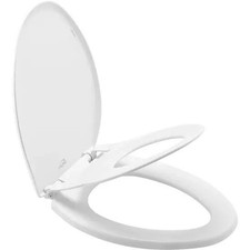 BEMIS 88SLOW-000 WHITE ROUND 2 IN 1 CHILD TRAINING  ADULT TOILET SEAT 6924328