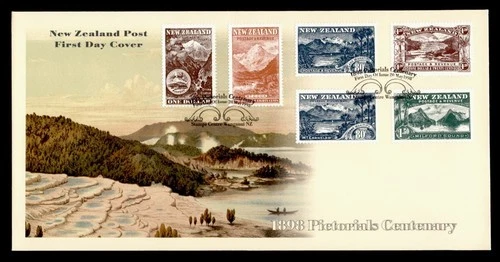 DR WHO 1998 NEW ZEALAND FDC PICTORIALS CENTENARY COMBO $1.50 R38976