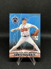 2000 Pacific Vanguard - High Voltage Greg Maddux #6 Pacific Logo Imprint