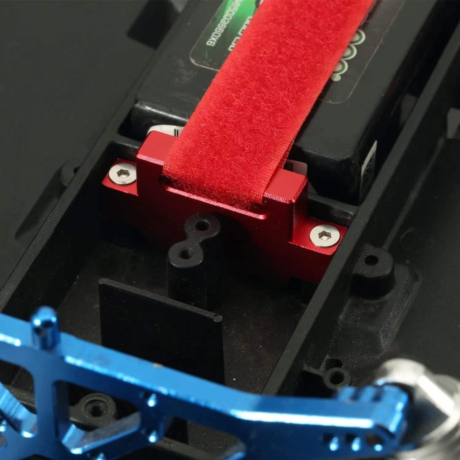 Alloy Tall Battery Holder with Battery Strap For Traxxas Slash 2WD 1/10 RC Car e