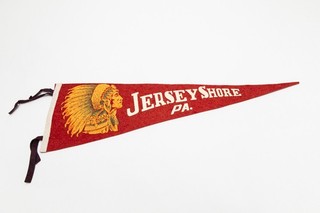Vintage Jersey Shore Pennsylvania Souvenir Felt Pennant 26"