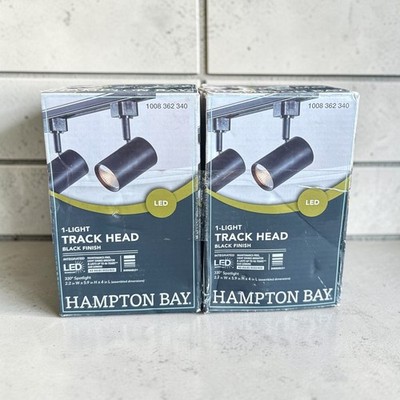 Hampton Bay 1-Light White Integrated LED Track Lighting Head Dimmable [4PACK]