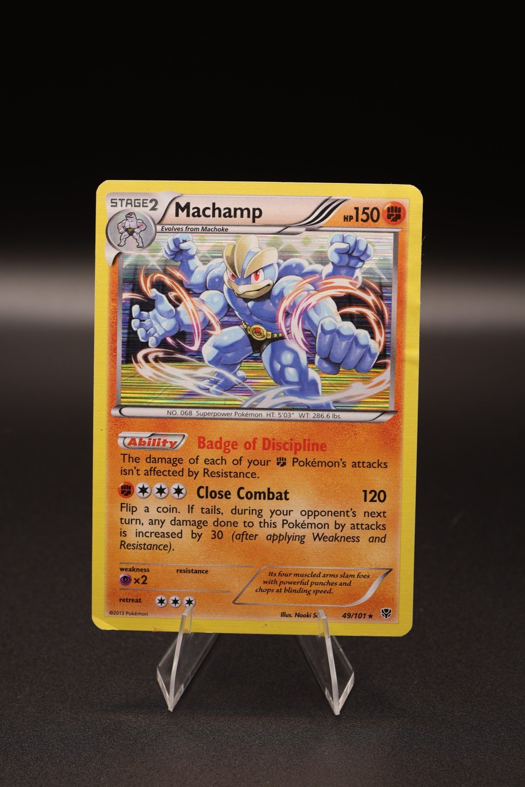 Machamp (49) PLB Plasma Blast #49/101 Holo Rare Holo