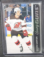 2021-22 Upper Deck Series 2 Young Guns Mason Geertsen Rookie #470 New Jersey