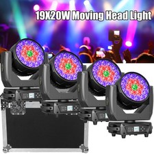 380W RGBW Moving Head Stage Lighting LED Beam Wash DMX Disco DJ Party Light