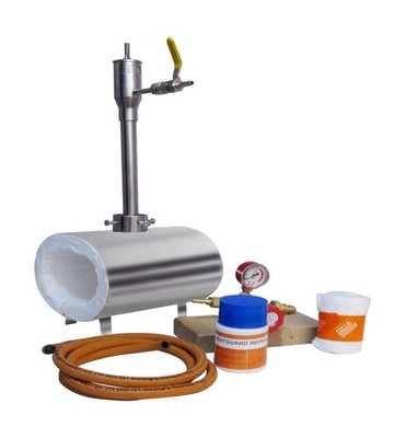 Propane Gas Forge Single Burner Portable Blacksmithing Kit for Knife Making