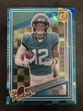 2025 Panini Donruss - The Rookies Travis Hunter #3 (RC) Jaguars Teal Color Match