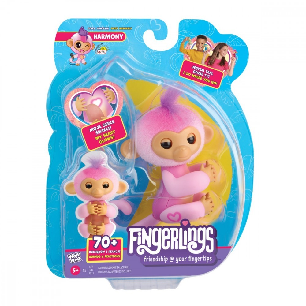 5902251500078 Figure Fingerlings Monkey Pink Harmony Cobi 8390₽