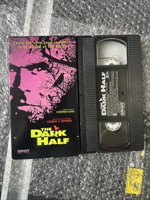 The Dark Half Stephen King VHS 1993 George A Romero Timothy Hutton Horror