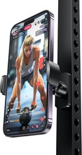 Stouchi Gym Magnetic Phone Holder, 360  Adjustable N55 Dual Magnet Black