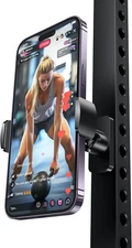 Stouchi Gym Magnetic Phone Holder, 360° Adjustable [N55 Dual Magnet] Black 
