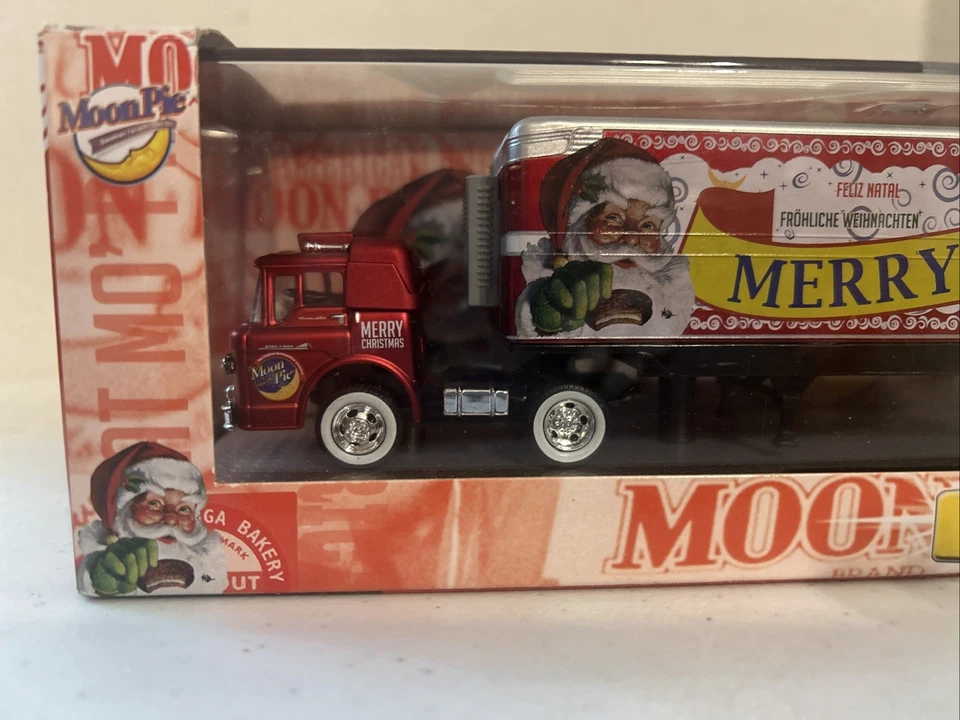 M2 Machines Xmas Christmas Moon Pie Auto Haulers 1960 Ford C-600 1949 Studebaker - Imagem 2 de 4