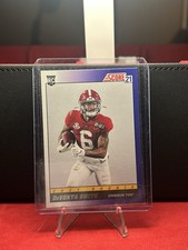 2021 Score - DeVonta Smith #TB4 Alabama Crimson Tide Rookie 1991 Throwback