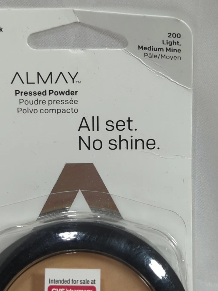 Almay Pressed Powder All Set No Shine 200 Light Medium Mine - Image 3 of 4