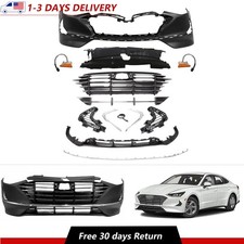 For 2020-2023 Hyundai Sonata Se Front Complete Bumper Kit W/ Side Marker Lights