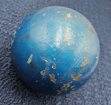 Shot Put 16 LBS Ball Put Shot Cast Iron Blue for Outdoor Sports Track Field