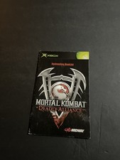 mortal kombat deadly alliance xbox Manual only