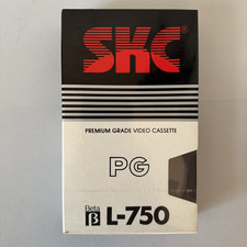 SKC PG Betamax L-750 Beta Premium Grade Video Cassette Tape for Camcorder & VCR