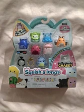 Squishmallows Squish-a-longs 8 Pack - (8) 1 inch Mini-Squish with Accessories