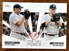 2023 Topps Series 1 Andy Pettitte / Roger Clemens One-Two Punch #12P-6