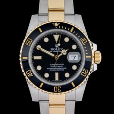 Rolex Submariner Date 116613LN Ceramic Gold and Stainless Steel Men's 40mm Watch