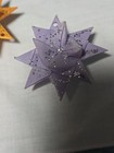 Four Waxed Paper Moravian Stars, with glitter  — photo 10