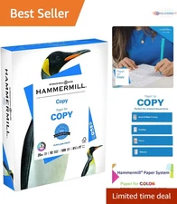 Printer Paper 20 lb Copy Paper 8.5 x 11 Ream 500 Sheets Bright Smooth