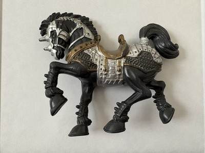 Chap Mei Armored Black Knight Horse Medieval Fantasy Figure 1996