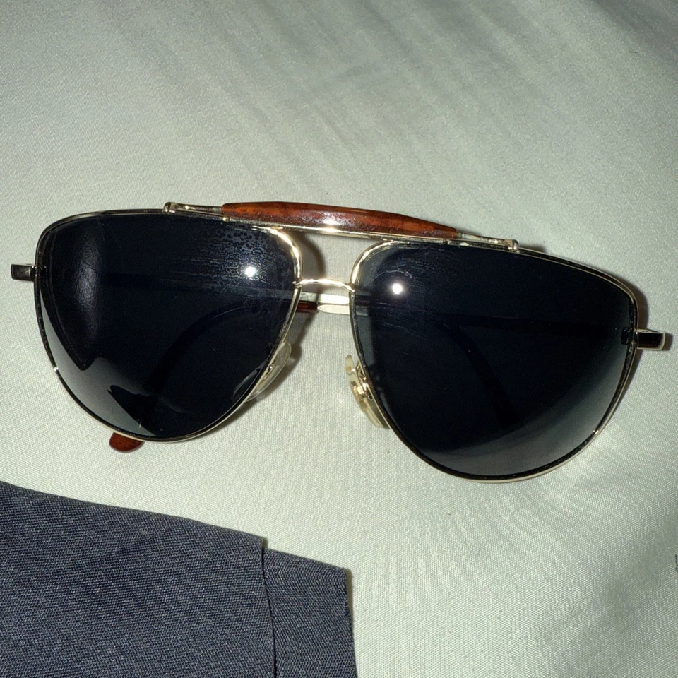 Gafas de sol Remington vintage RM312GS de metal dorado aviador marcos para hombre con estuche Foto 2 de 4