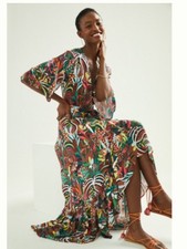 Farm Rio Fiesta Wrap Maxi Dress