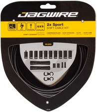 Jagwire 2x Sport Shift Cable Kit SRAM/, Black