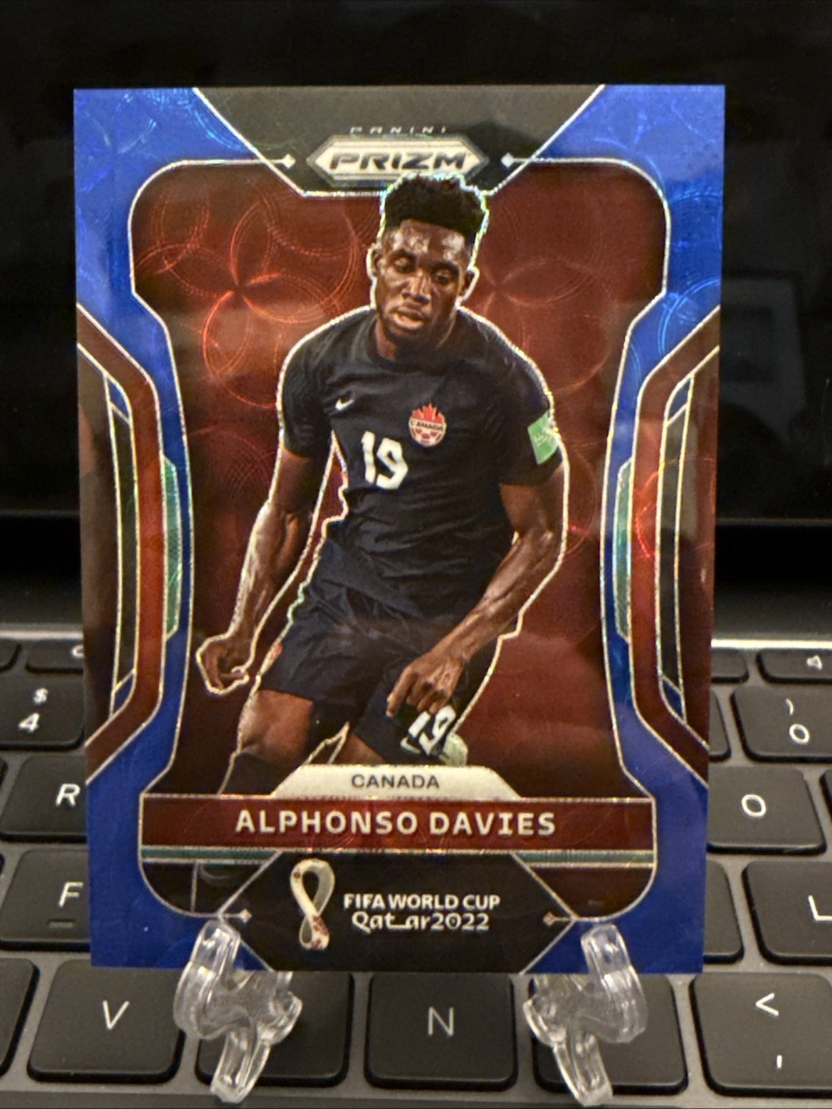 Alphonso Davies 2022 Prizm Choice World Cup Blue /135 Canada