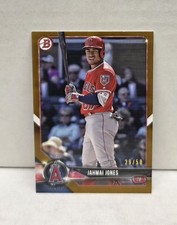 JAHMAI JONES 2018 Bowman GOLD ~ Angels #'d /50