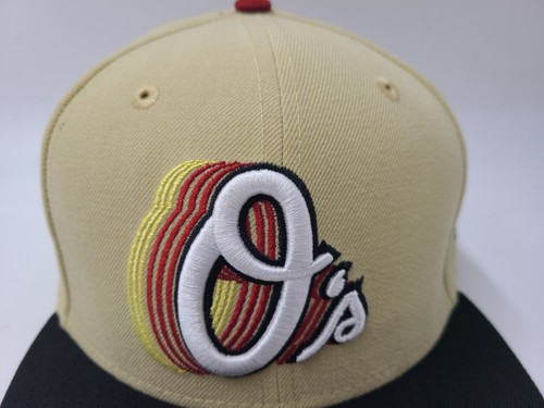 Cappello Berretto Baltimore Orioles 60° Anniversario Patch Nuova Era 59Fifty Fitted 7 1/2 - Foto 5 di 12