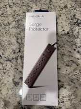 New Insignia Surge Protector 6 Outlets 4  Cord