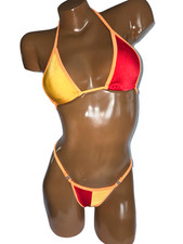 New exotic dancer thong bikini 2 piece set -A cup