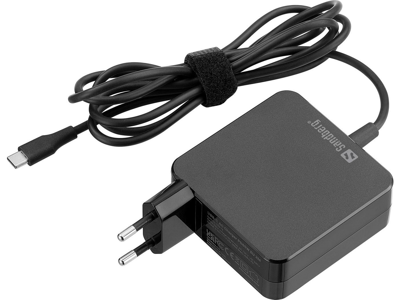 Sandberg USB-C AC Charger PD65W - 2m - Bild 3