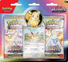 Scarlet & Violet Prismatic Evolutions Eevee 2-Pack Blister