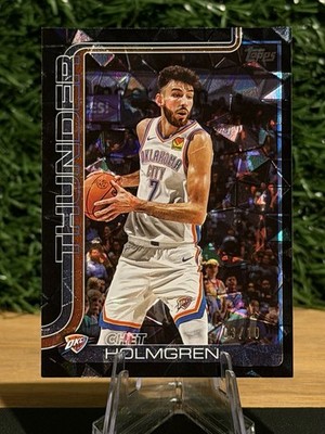 Chet Holmgren 2025-26 Topps Basketball Black Diamante /10 #d OKC Thunder SN