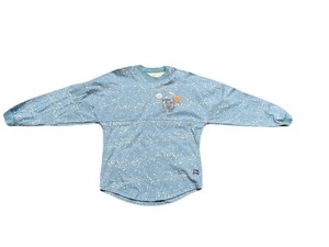 Disney Tomorrowland Spirit Jersey Long Sleeve Adult Blue White Shirt XS