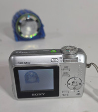 Sony Cyber-shot DSC-S650 7.2MP Compact Digital Camera 3x Zoom Silver 2.0" LCD