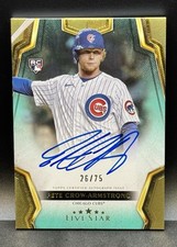 2024 Topps Five Star - Autographs Pete Crow-Armstrong #FSA-PC Aqua /75 - RC CUBS