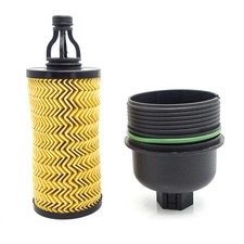 New Oil Filter +Cap 287289 311401 Fit For Maserati Ghibli Levante 3.0L 2014-2018